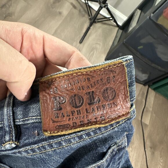 Polo Ralph Lauren Classic Fit 867 Blue Medium Wash Denim Jeans Size Men's 42x30 - Picture 6 of 8